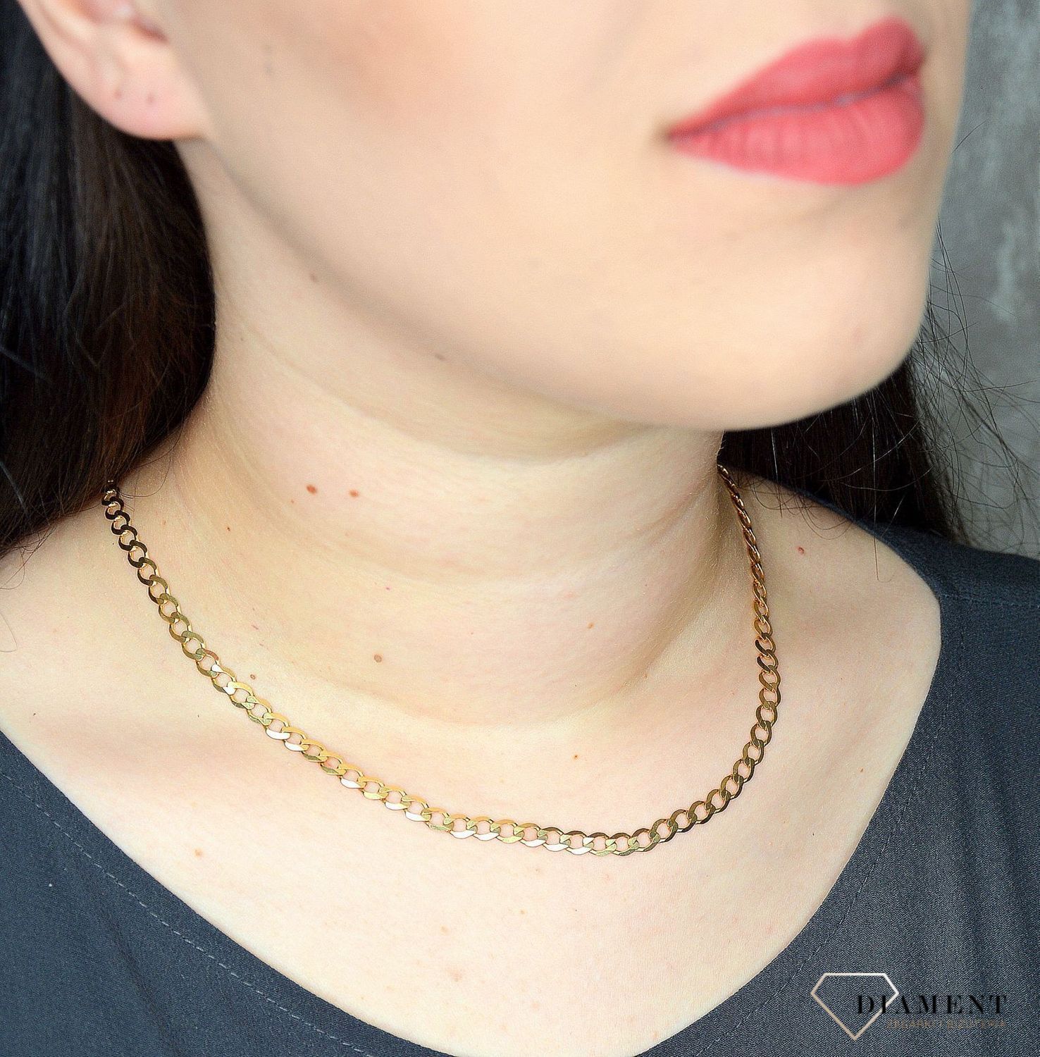 Złoty łańcuszek 333 Pancerka 5 mm DIA-LAN-3161-333 5mm (1).jpg